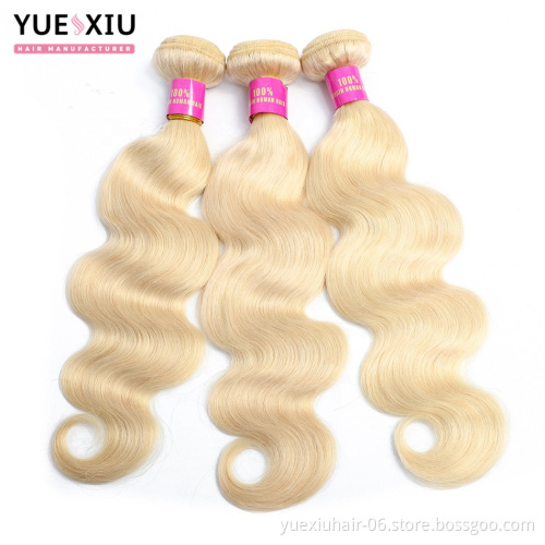 Wholesale Express Shipping Best Quality 613 Blonde Body Wave Brazilian Virgin Hair